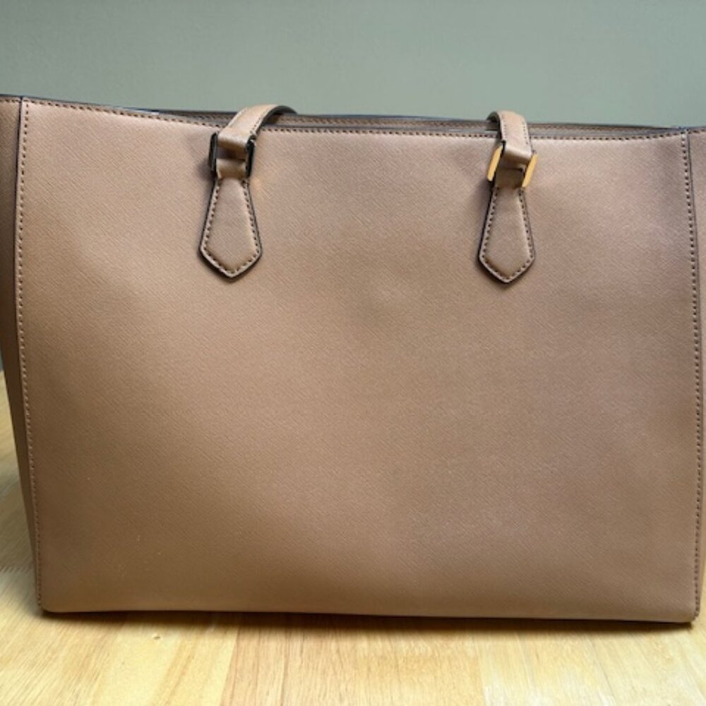Tory Burch Tan Leather Tote Bag - Picture 3 of 13
